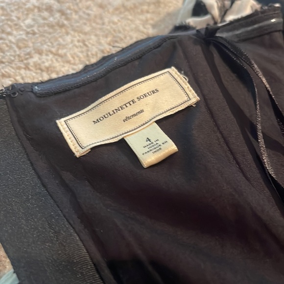 Anthropologie Floral Strapless Dress - Picture 5 of 6